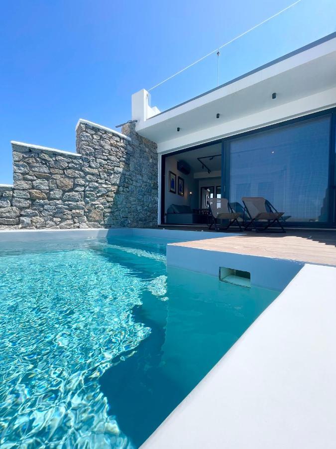 Luxury House With Private Pool At Elia Beach Mykonos Town ภายนอก รูปภาพ